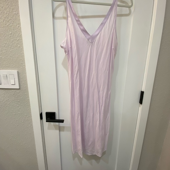 Free People Celestial Skies Midi Dress. Bonus shift. Lilac, Sz. M. - Picture 6 of 9